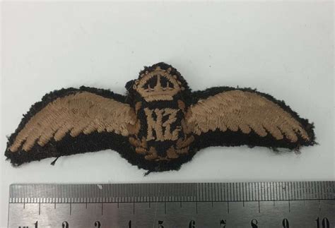 Wwii Royal New Zealand Air Force Padded Pilot Wings Trade In Military