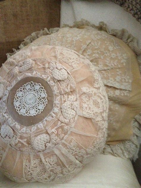 vintage lace pillow beautiful bedspread and pillows pinterest vintage lace shabby and pillows