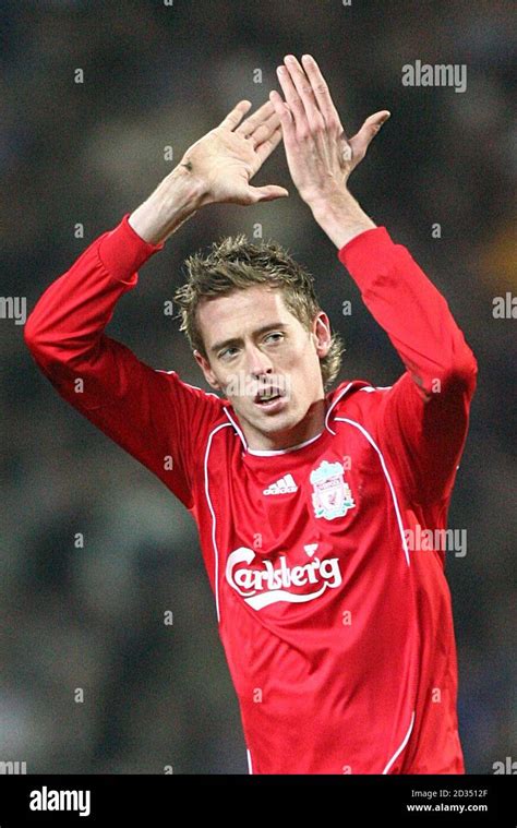 Peter Crouch Liverpool Stock Photo Alamy