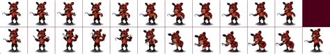 The Spriters Resource Full Sheet View Fnaf World Nightmare Foxy