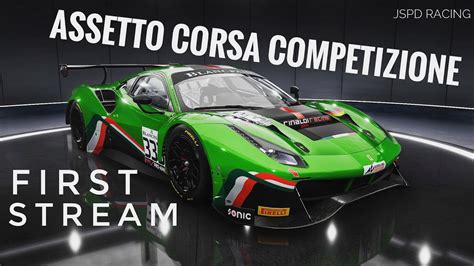First Assetto Corsa Competizione Race Console Youtube
