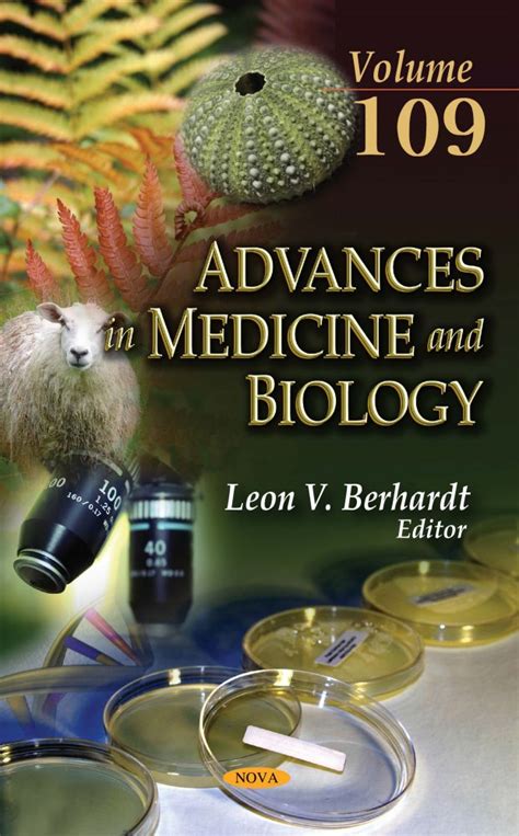 Advances In Medicine And Biology Volume 109 Nova Science Publishers