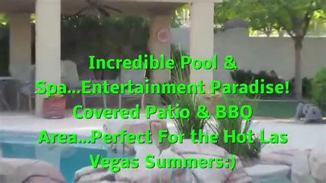 Incredible Las Vegassummerlin Gated 5 Bedroom Pool Home Youtube