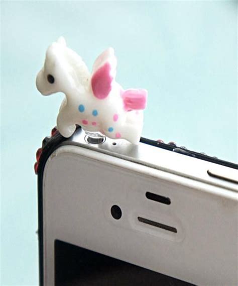 Unicorn Phone Plug Unicorn And Glitter Kawaii Unicorn Cute Unicorn