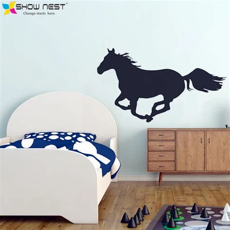 Free Shipping Running Horse Wall Decal Vinyl Sticker Horse Decal Mural