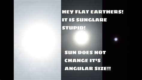 Debunking Flat Earth Claim That Sun Increases In Size Overhead Youtube
