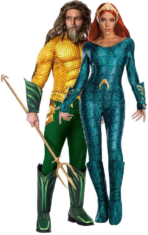 Ladies Mera Aquaman Costume Dc Comics Licensed Superhero Movie Adult