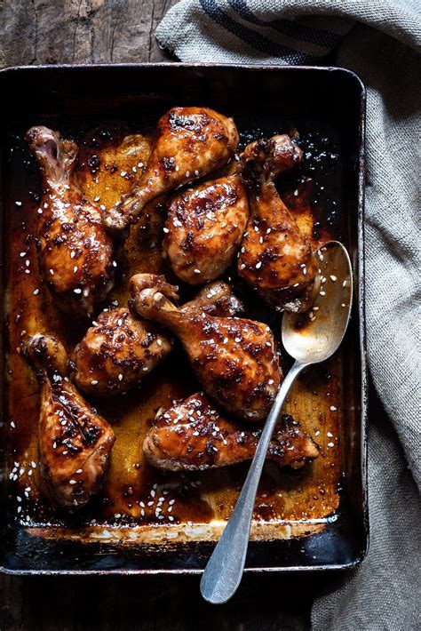 2 teaspoons dried oregano, preferably mexican. Sticky Honey and Soy Chicken Drumsticks | Recipe ...
