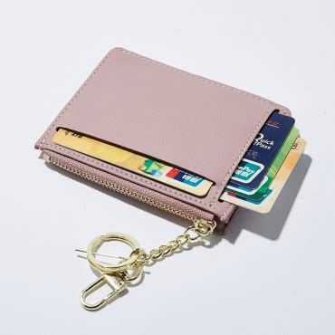 The sizes are shown in the photo but you can always resize them as you want. Card Holder Keychains - StylishKeyChains.com