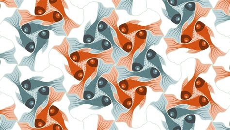 What Is Tessellation By M C Escher Inspired Tessellation Art
