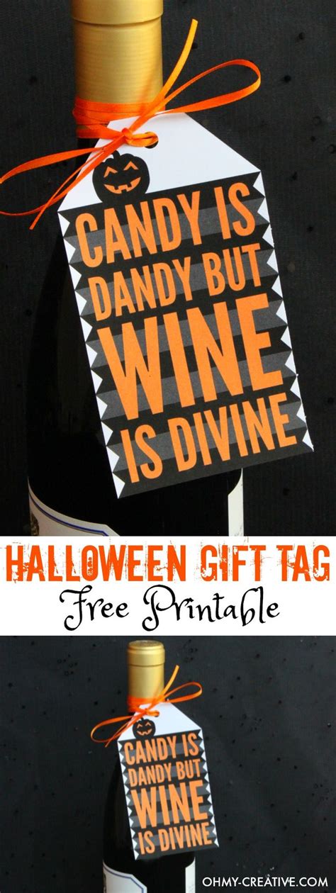 Halloween T Tag Free Printable Oh My Creative Halloween Party