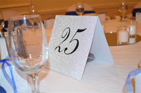 Table Numbers Made With Cricut So Elegant And Easy To Make Wedding
