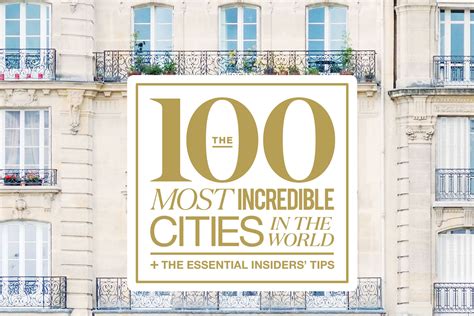 100 Most Incredible Cities International Traveller