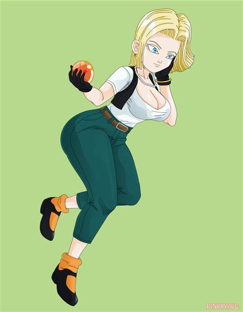 Android 18 By Pinkpawg On Deviantart