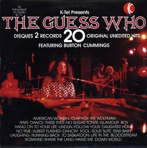 The Guess Who 20 Greatest Hits Lp Music