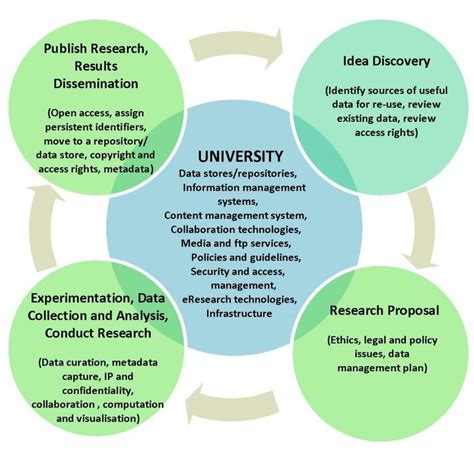 Principal Stages Of The Research Lifecycle Download Scientific Diagram