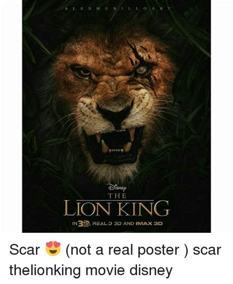 U R I Snep The Lion King In3d Real D 3d And Imax 3d Scar