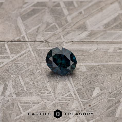 084 Carat Midnight Blue Green Australian Sapphire Earths Treasury