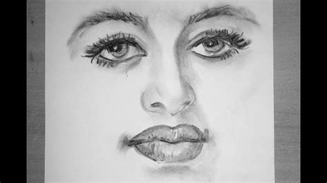 Realistic face sketch fine art easy face sketch drawing lessons. Face Drawing Tutorial For Beginners - Realistic Techniques - YouTube