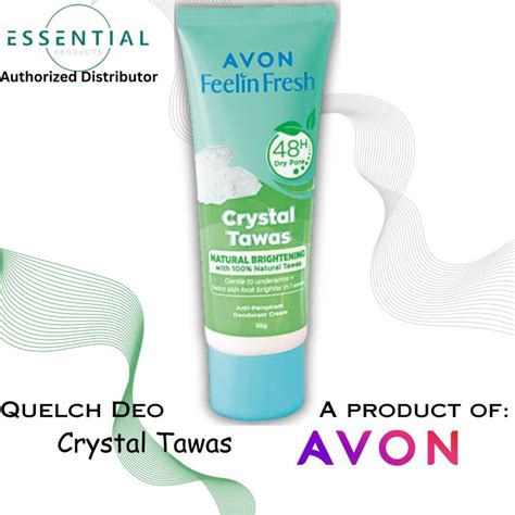 Avon Feelin Fresh Natural Brightening With 100 Natural Tawas Crystal
