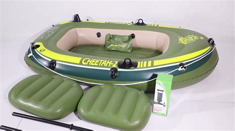 4 Person Pvc Material Hull Flat Bottom Air Boat Inflatable Fishing Boat