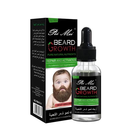 professional beard growth enhancer beard essential oil for men hair barbe facial nutrition