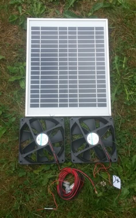 Hipower Twin 14cm Fan Solar Ventilation Kit Solar Panels Online