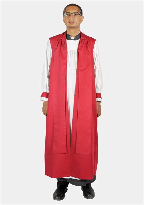 Clergy Chimere And Rochet Attire Package Red Eclergys