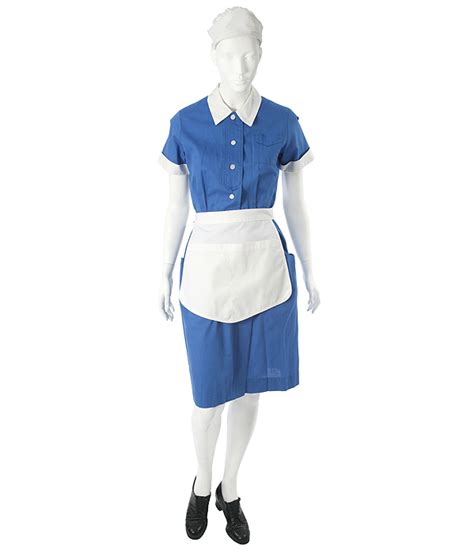 Waitress Uniform In Blue Eastern Costume