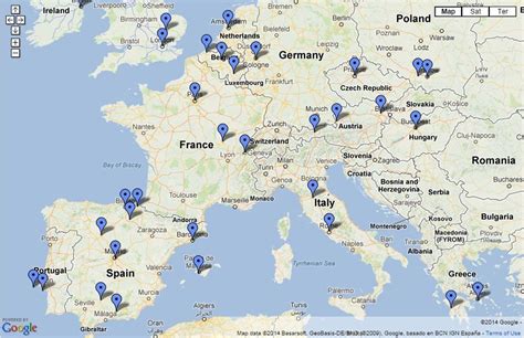 Mapa De Europa Imagenes Mapa De Europa Con Divisi N Pol Tica Mapas Tarjetas