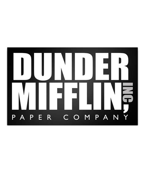 Buy The Office Sign Dunder Mifflin Logo The Office Merchandise