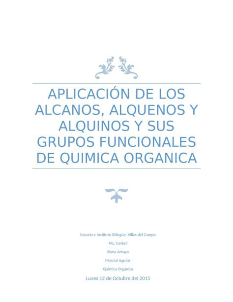 Docx Alcanos Alquenos Y Alquinos Dokumen Tips