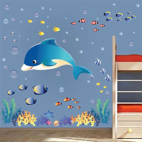 Fish Decals Sea Wall Stickers Under The Sea Wall By Primedecal
