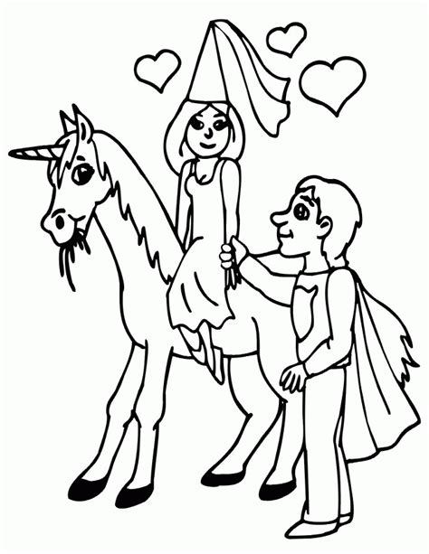 Nella princess knight coloring pattern for teenager coloring pages. Princess Unicorn Coloring Pages - Coloring Home