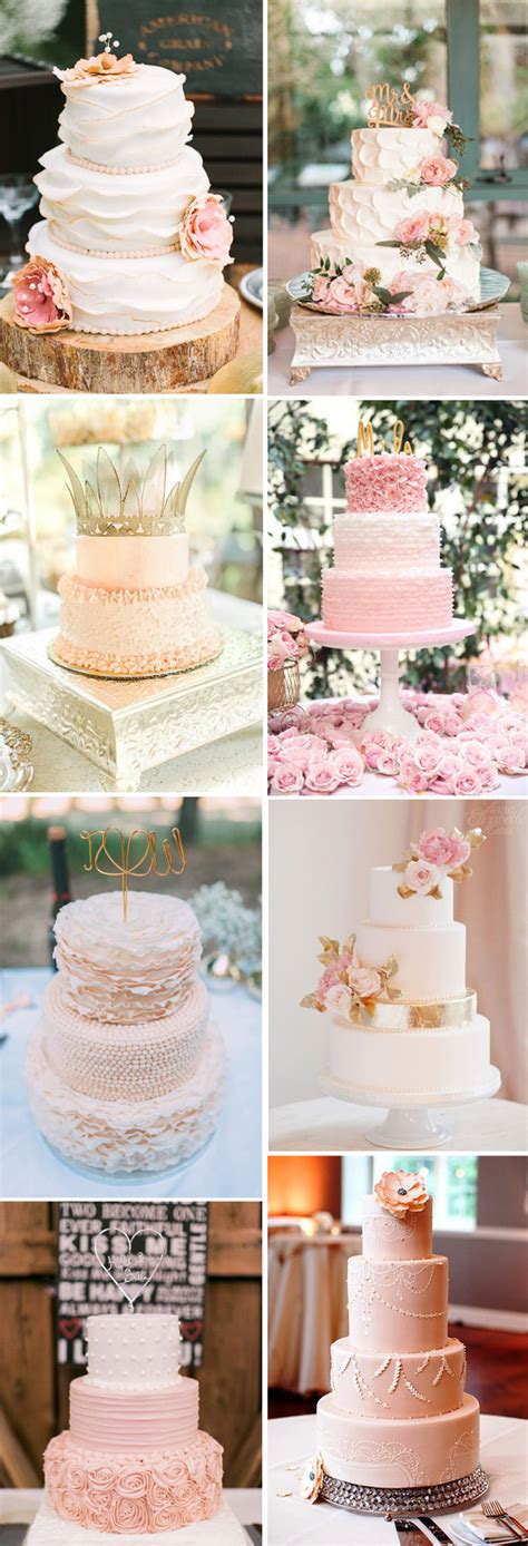 Navy Blue And Blush Pink Wedding Cake 20 Stunning And Elegant Navy