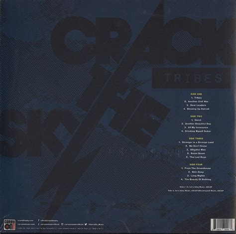 Crack The Sky Tribes Limited Edition Clear Double Vinyl Lp