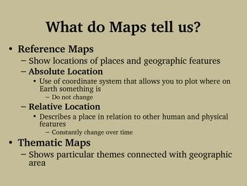 Why Do Geographers Use Maps