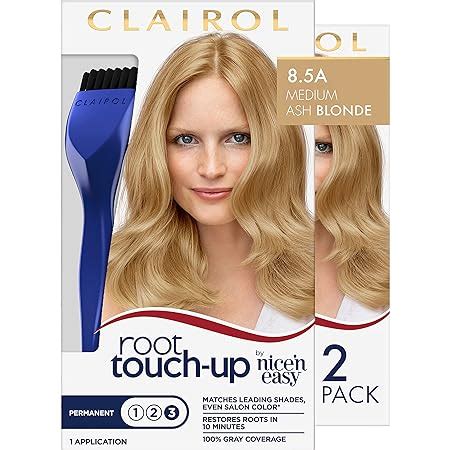Amazon Com Clairol Root Touch Up By Nice N Easy Permanent Hair Dye A Medium Ash Blonde Hair