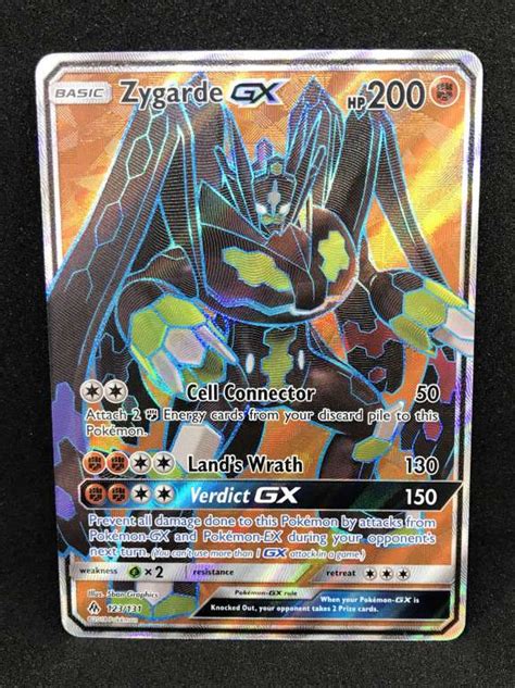 Zygarde Gx Holo Rare Carte Pokemon