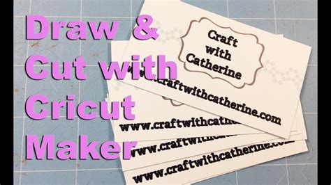 Assortment of paper stock such as premium, pearl metallic and silk laminated. Print Draw Cut business cards on a Cricut maker - YouTube