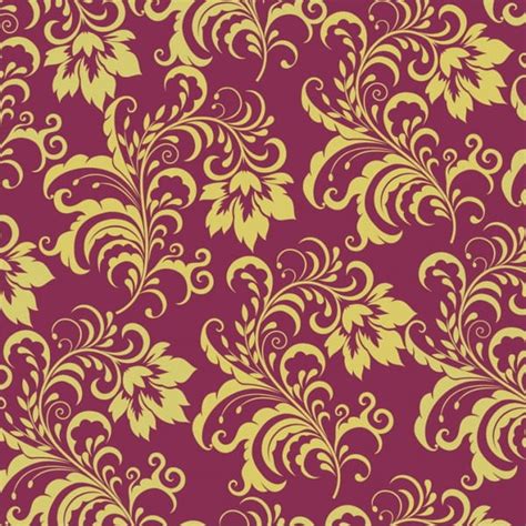 Traditional Pattern Template Classical Floral Curves Decor Eps Vector