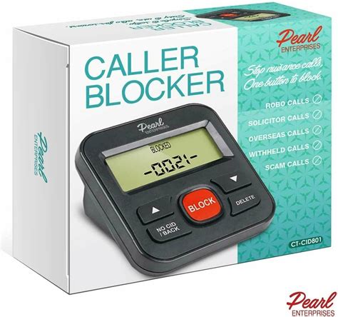 Caller Id Box For Landline Phone Number Lcd Display With Call Blocker