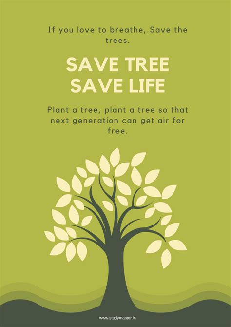 Save Trees Poster Environment Day Quotes Save Trees Save Mother Earth