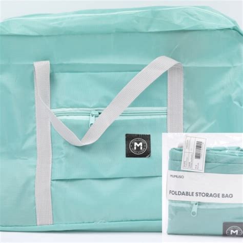 Bolsa De Almacenamiento Plegable Azul Mumuso