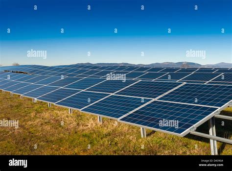 Electricity Generating Solar Panel Stock Photo Alamy