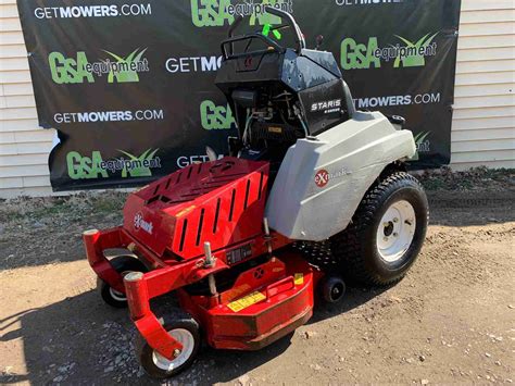 36in Exmark Staris Commercial Stand On Mower W348 Hours 127 A Month
