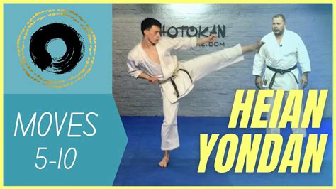 Heian Yondan Kata Tutorial Moves 5 To 10 Youtube