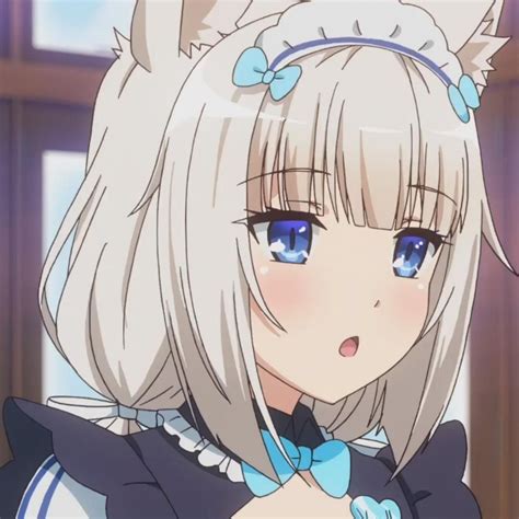 Cute Anime Neko Girl Pfp