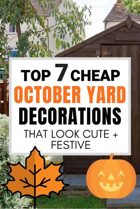 7 Halloween Yard Decoration Ideas That Are Cute Cheap
