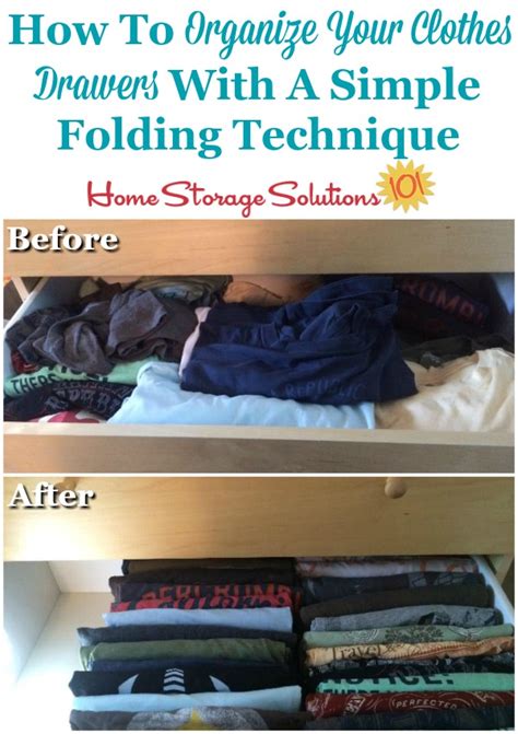 How to fold clothes and more. How To Fold T-Shirts: Simple Trick For Organizing Your ...